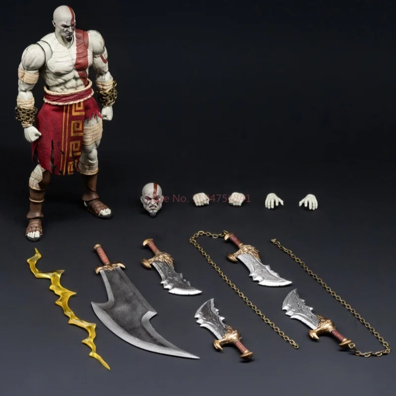 Sigma Studios Gow-01a 1/12 Scale Spartan White Sharpshooter Kratos Godslayer Male Soldier Action Figure For Collection