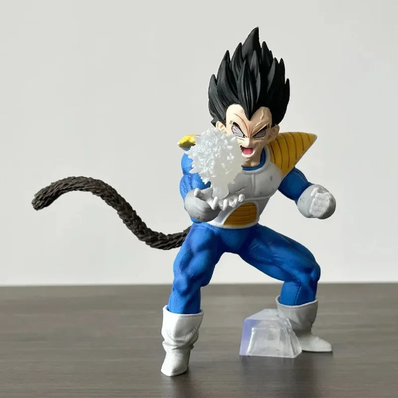 17CM Аниме Dragon Ball Z Vegeta Фигура Vegeta Статуя с Изкуствена Луна PVC Фигурки Колекция Модел Играчки Подаръци