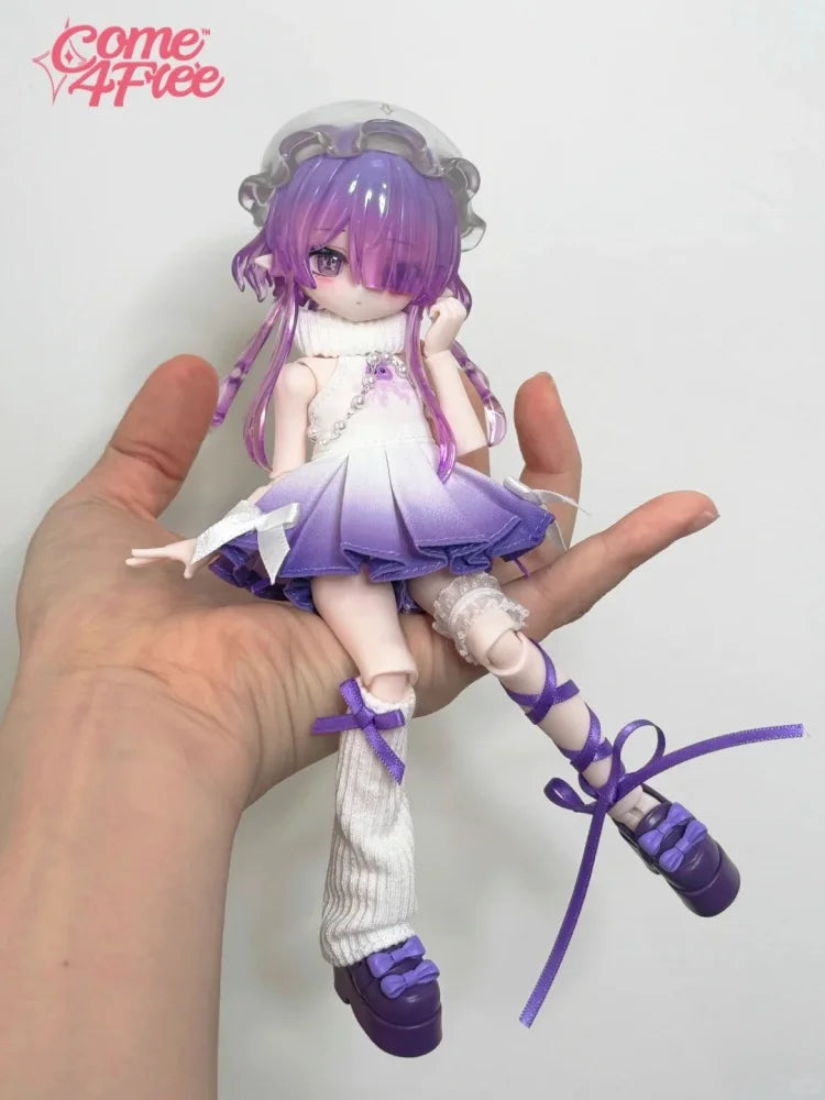 Come4free Minty 1/8 Bjd Ocean Gem Series Blind Box Articulated Action Figure 8-Point Supermodel Collectible Toy For Trendy Play
