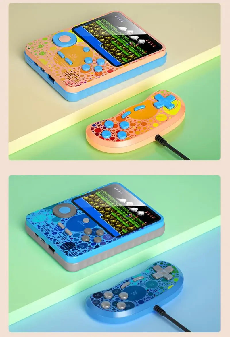 2025 G6 Game Console 3.5 Inch Screen Handheld Portable Support 2 Players Video Gaming Machine for Kids