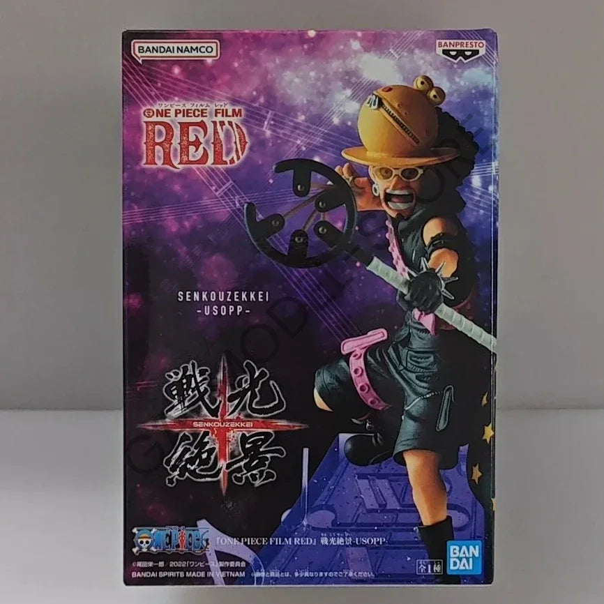 Bandai Original Anime One Piece FILM RED SENKOUZEKKEI Usopp Yasopp Actionfigur Sammlerstück Modell Spielzeug Kindergeschenk