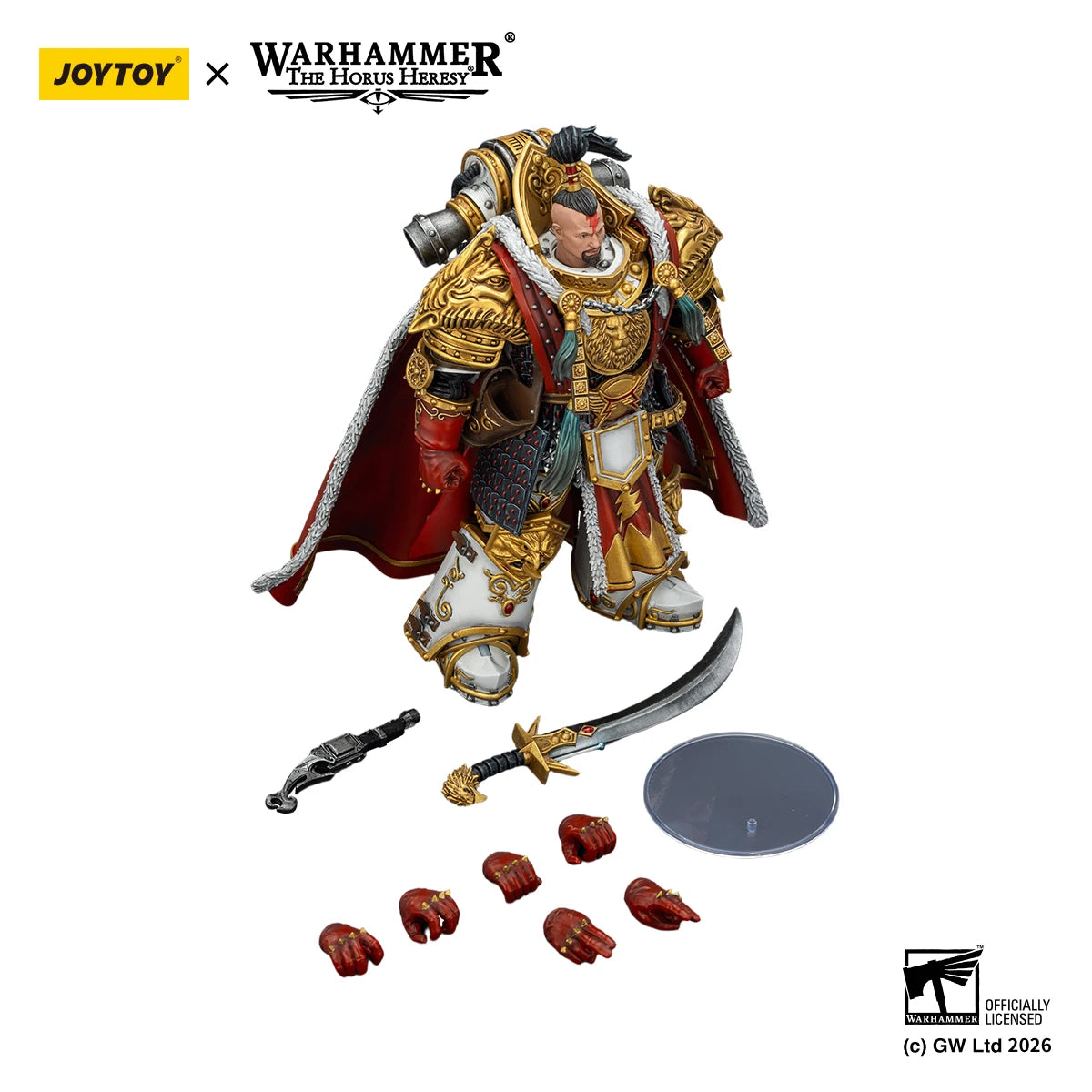 JOYTOY Warhammer "The Horus Heresy" White Scars Jaghatai Khan Primarch of the Vth Legion MKIll Tactical Legionary