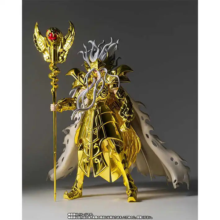 In stock Bandai Original Saint Seiya  EX Gold: Ophiuchus Odyssey Movable Human Figure Toy Anime Figure Model Collection Toy Gift