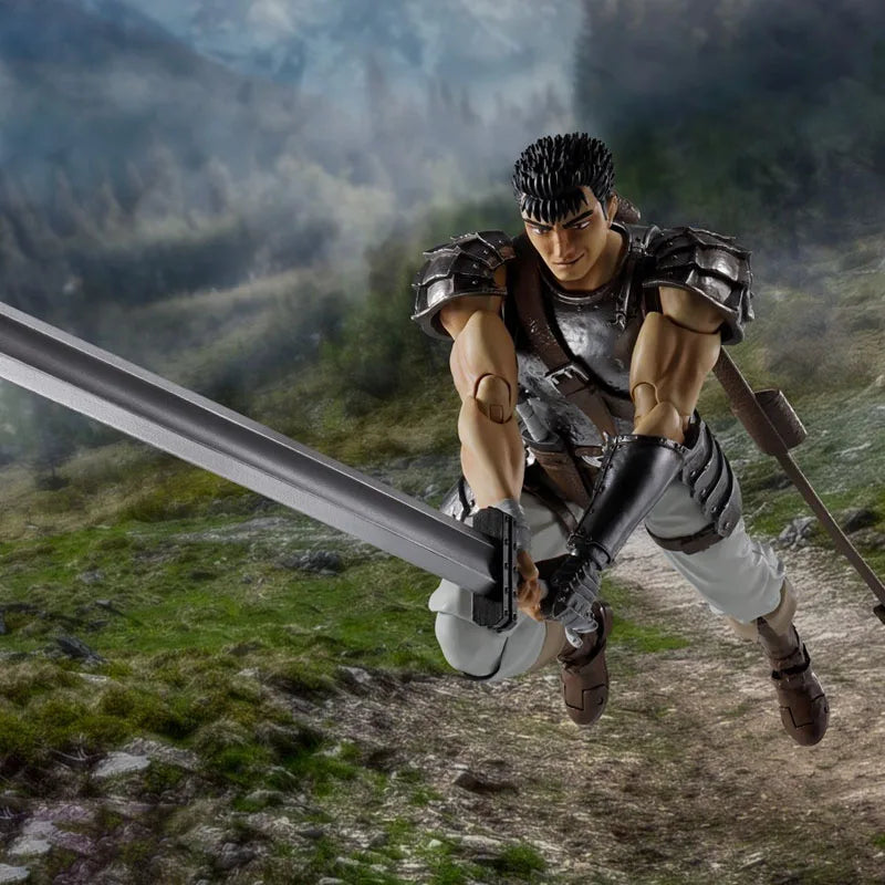 In Stock BANDAI Original S.H.Figuarts Berserk GUTS THE BAND OF THE HAWK ISIDRO Action Figure Model Gift for Kid Foam Box Packag