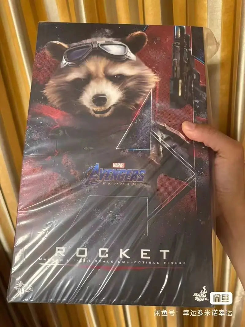 In Stock Genuine HOTTOYS HT MMS708 MMS548 Galaxy Guardians 3 Rocket Raccoon Cosmo Action Figure Model Toys Collection Ornament
