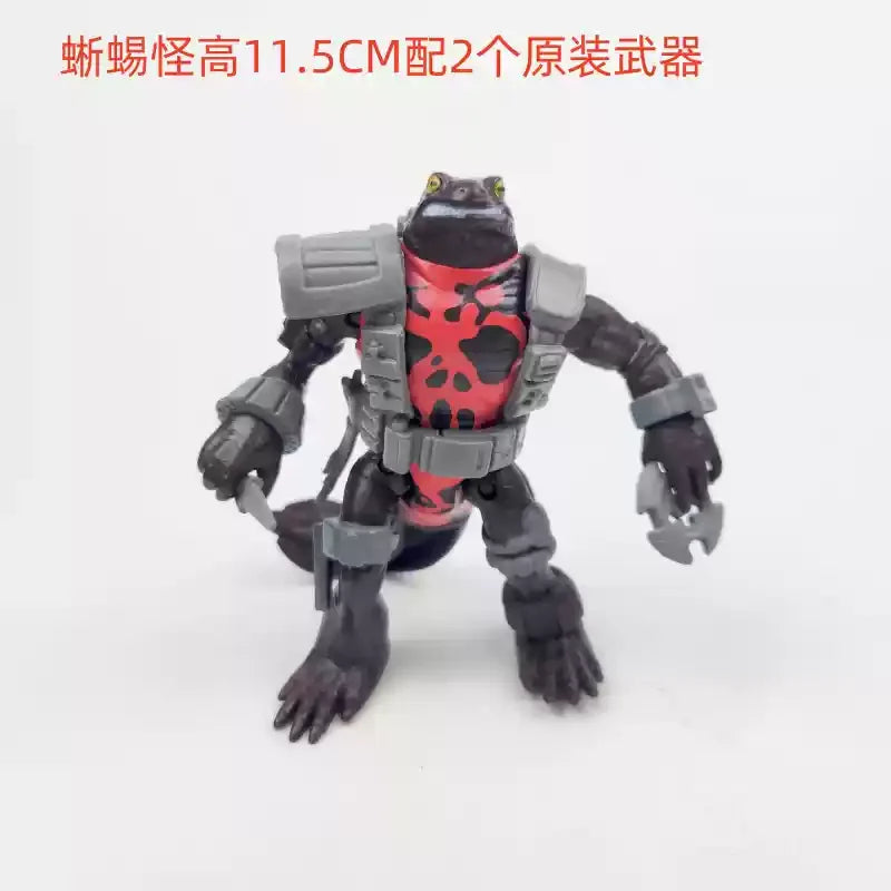 Playmates Turtles Action Figure Puppet Horse Motorcycle Rhinoceros Tiger Scene Models Anime Model Doll Desktop Decoration