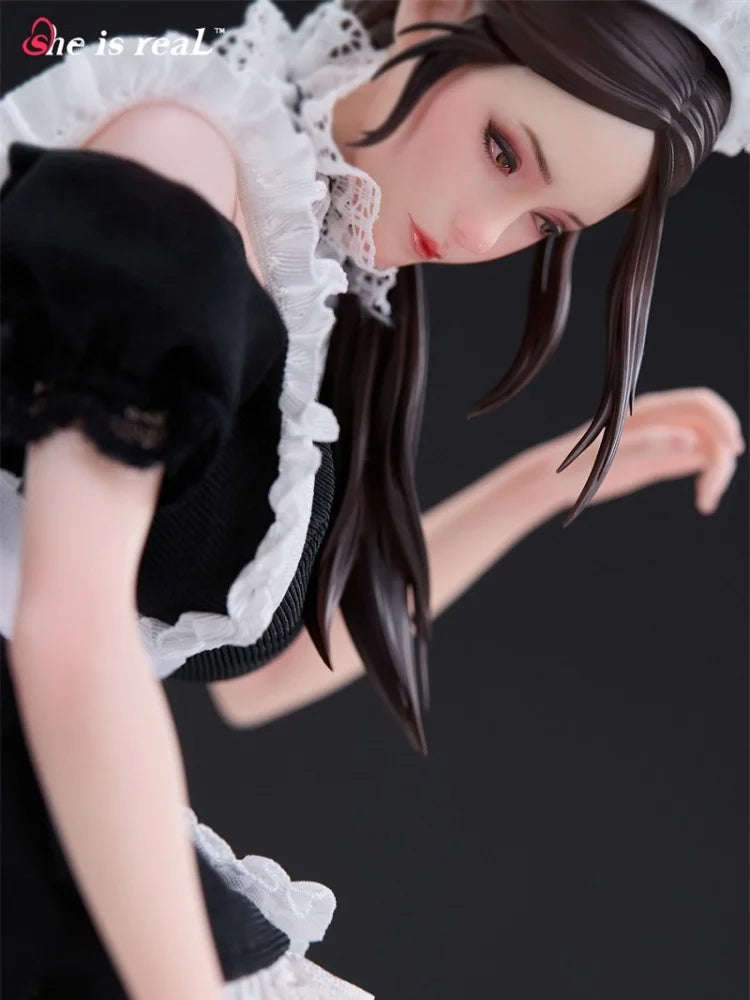 Original In Stock Bearpanda * She Is Real  1/6 Anime Figure Modle Hyper-Realistic Maid Figurine