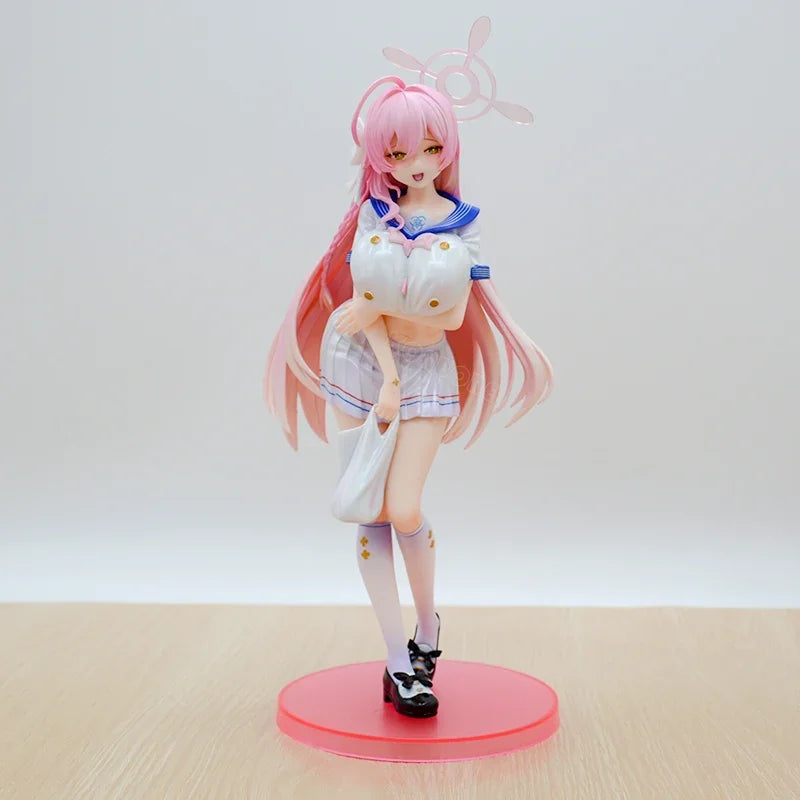 25cm Blue Archive Tsukatsuki Rio Anime Girl Figure Urawa Hanako/Asuma Toki Action Figure Asuna Ichinose Figurine Model Doll Toys