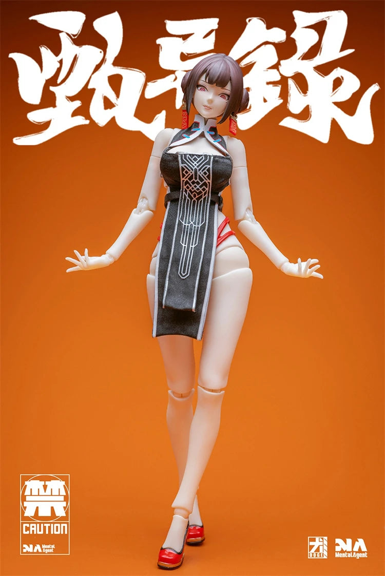 In Stock Mental Agent Zhen Yilu Lin Fengjiao MAZ-01 1/10 Soldier Doll Anime Action Figure Toy Gift Model Collection