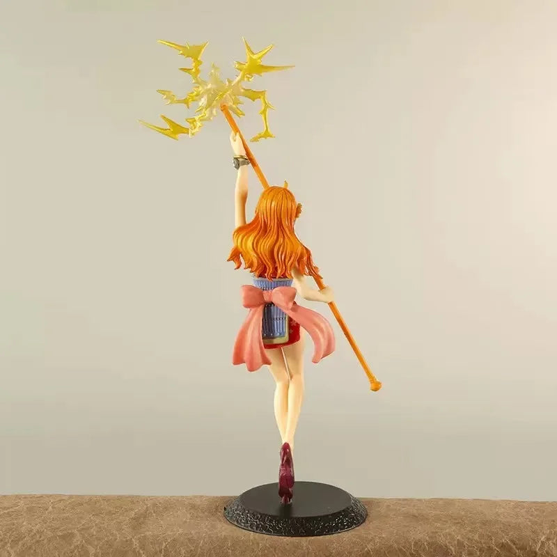 Anime One Piece Nami Figur Magischer Wetterstab WT100 Gedenken an Hundert Szenen der Großen Piraten von Eiichiro Oda Modell