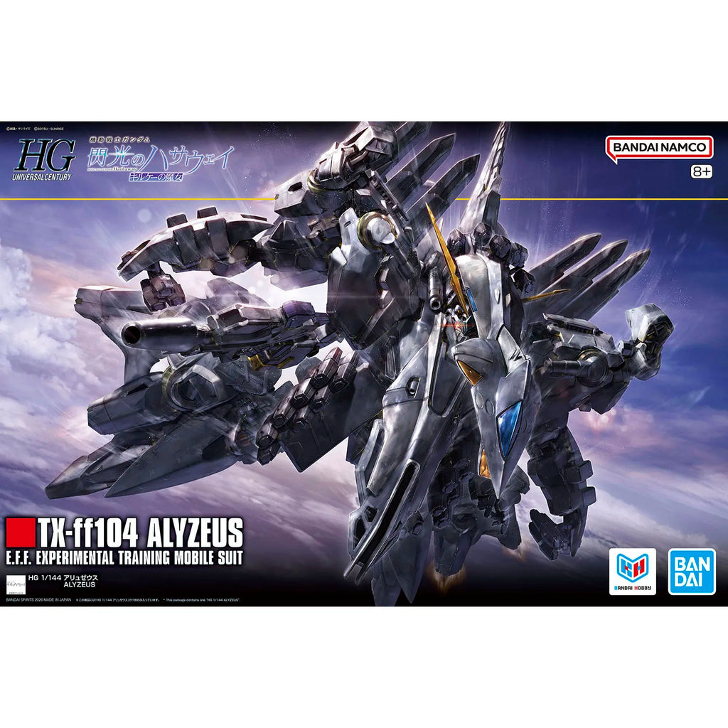Assembly Bandai Stock Original HG 1/144 Mobile Suit Gundam：Hathaway Anime TX-ff104 ALYZEUS Action Figures Toys Collectible Model