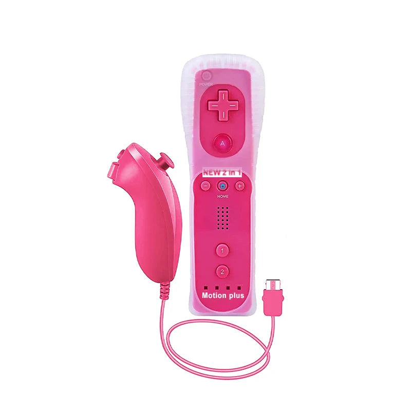 1pcs/2pcs Controller for Wii Remote Controller Gamepad Built-in Motion Plus Control For Wii/Wii U Console Wireless Game pad