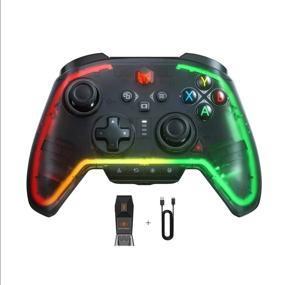 BIGBIG WON Rainbow 2 Pro Wireless Game Controller Apex Anti-curve Hall Trigger 2.4G Bluetooth Gamepad For PC/ Switch/ANDROID/IOS