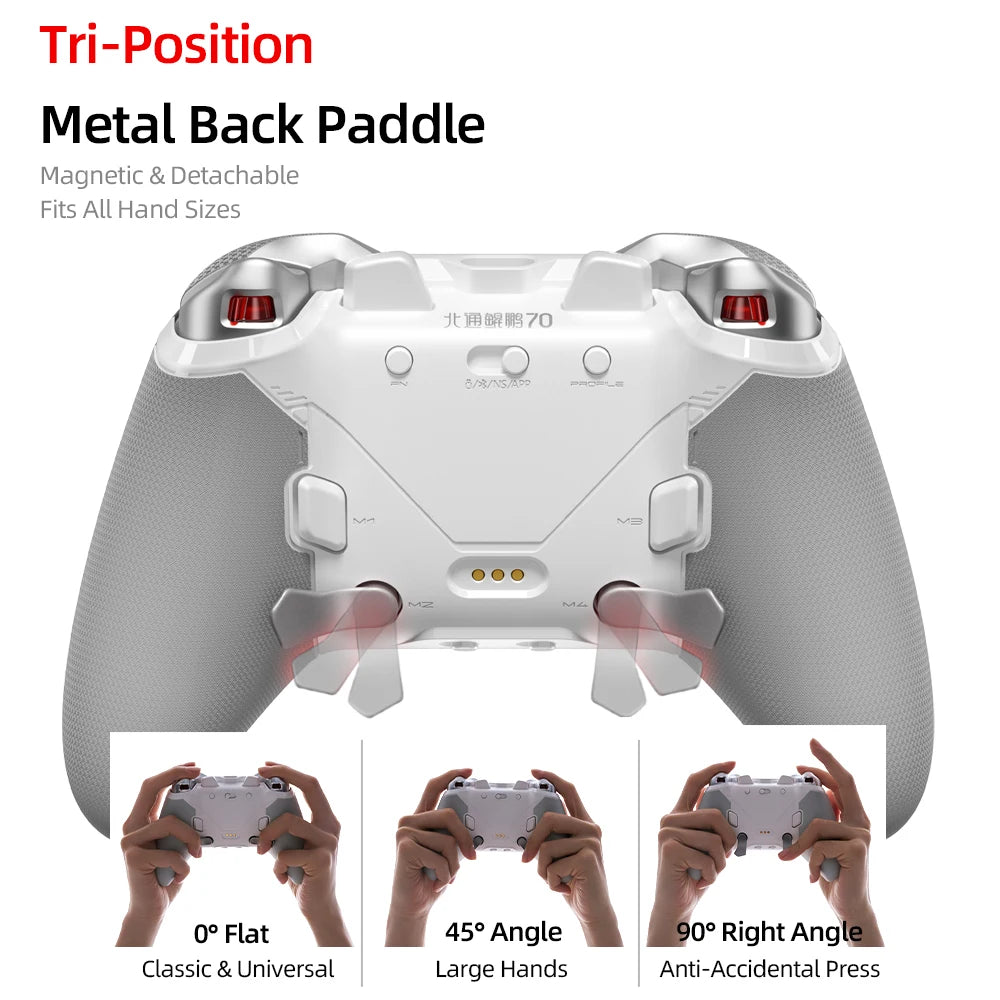 Beitong KP70 Elite Wireless Controller Combo with AI Control & Adaptive Triggers,for Switch/Switch 2/PC/iOS/Android Mobile Phone