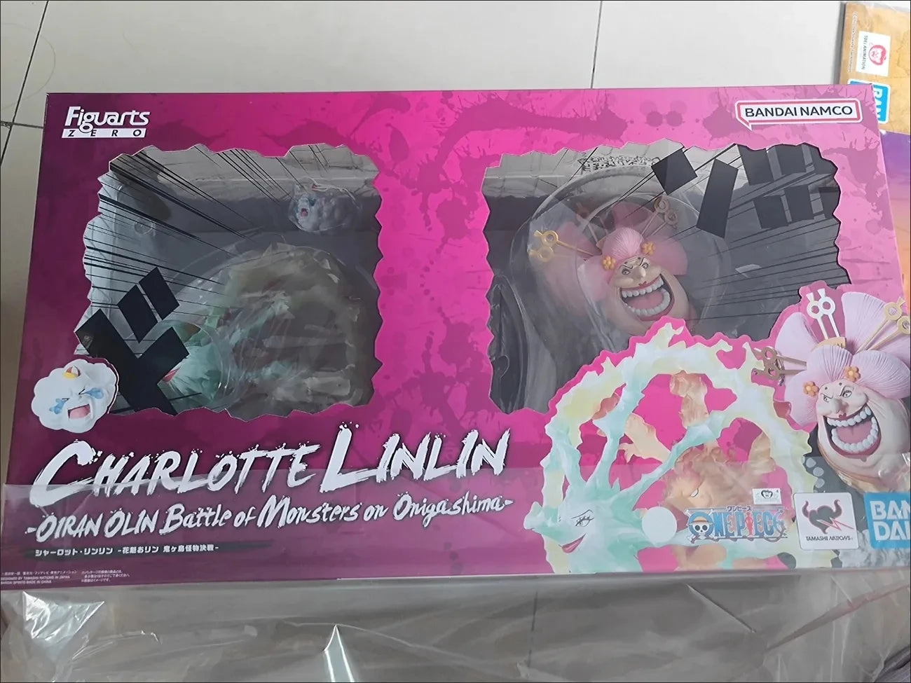 Genuine One Piece Anime Figue Figuarts Zero Charlotte Linlin Big Mom Model Dolls Pvc Action Figure Decorative Collectible Toy Gi