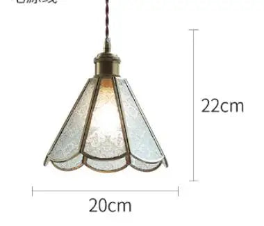 IWHD Big Glass Pendant Lights Fixtures Bedroom Dinning Living Room