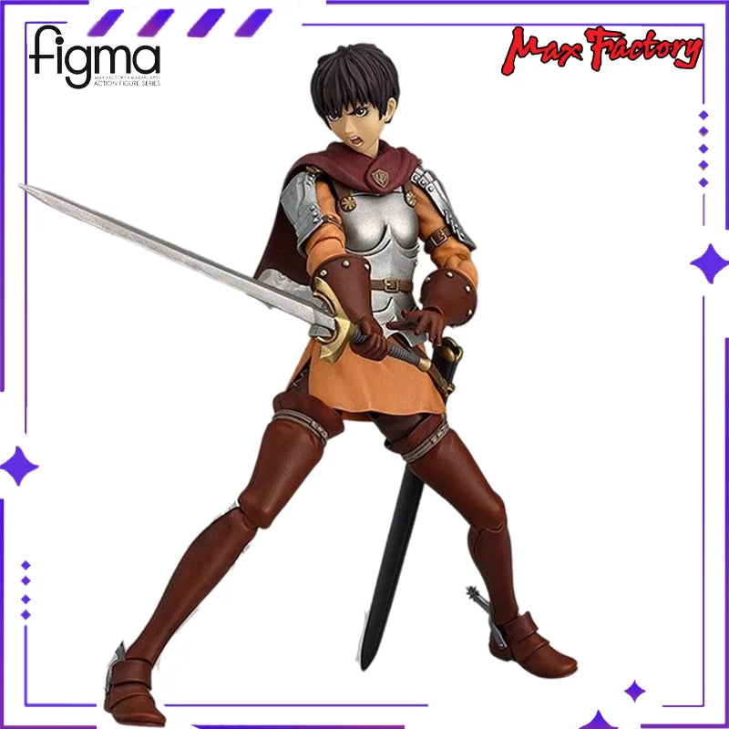 【 in Stock 】 Max Factory Original Figma # 138 Theater Edition Sword Wind Legend Griffith Anime Mobile Doll Model Toy Gift