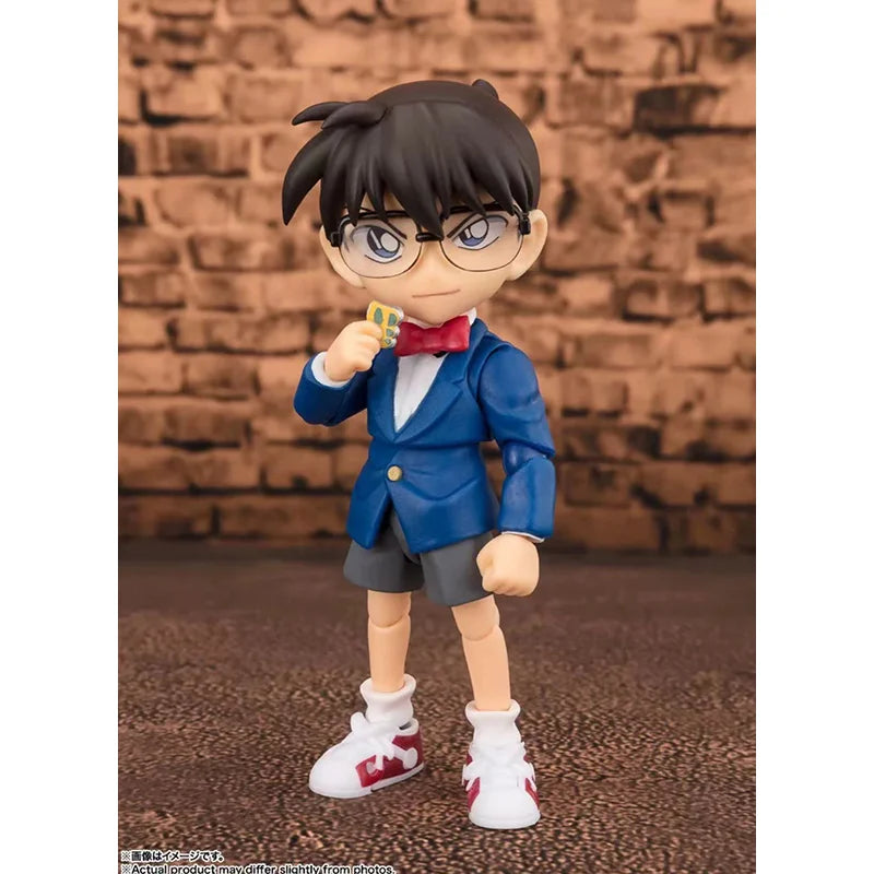 100% Original BANDAI S.H.Figuart SHF Conan Edogawa Resolution Part Detective Conan In Stock Anime Action Collection Figures Toys