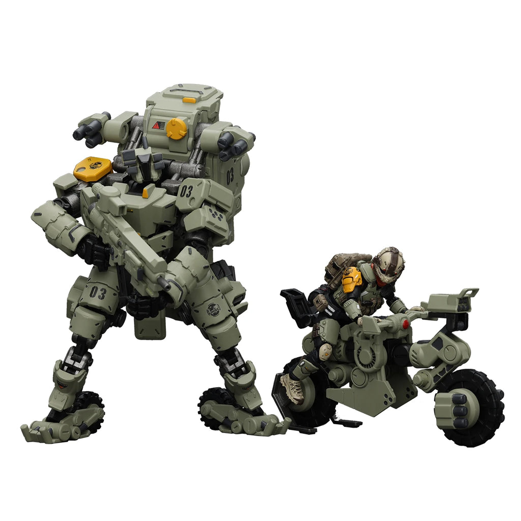 JOYTOY 1/25 Action Figure Fear XS Mech Tactical Assault Night Raid Anime figures Toys Military Model