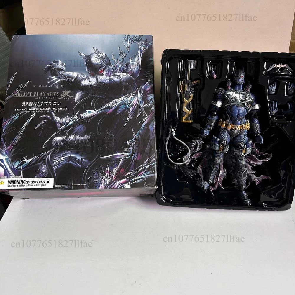 PLAY ARTS Kai Bruce Wayne Figure Rogues Gallery Fries Freeze Character Bad Guys Action Figure Model Toys Room Ornament Gift