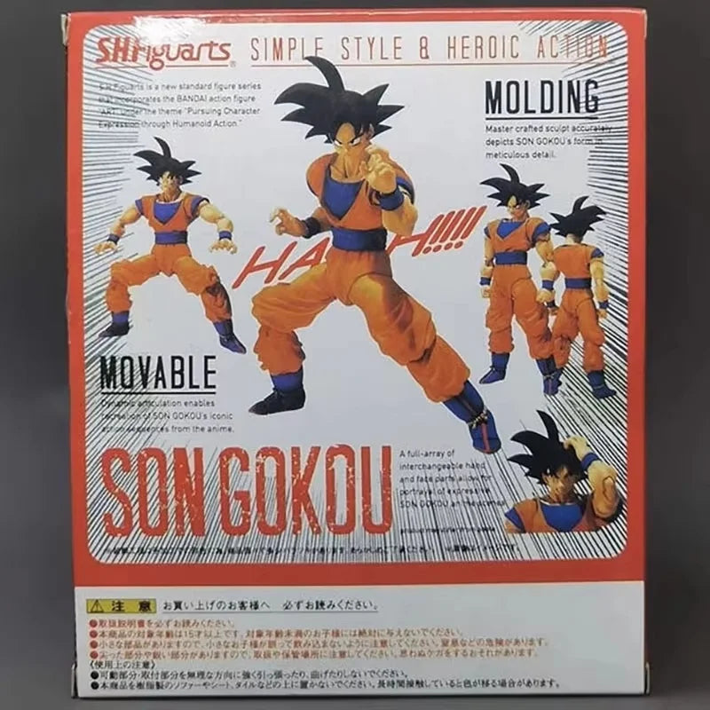 Son Goku Dragon Ball Z SH Figuarts Super Saiyan SHF Figurine Goku SSJ Action Figure Anime Peripheral Collection Model Toys Gifts