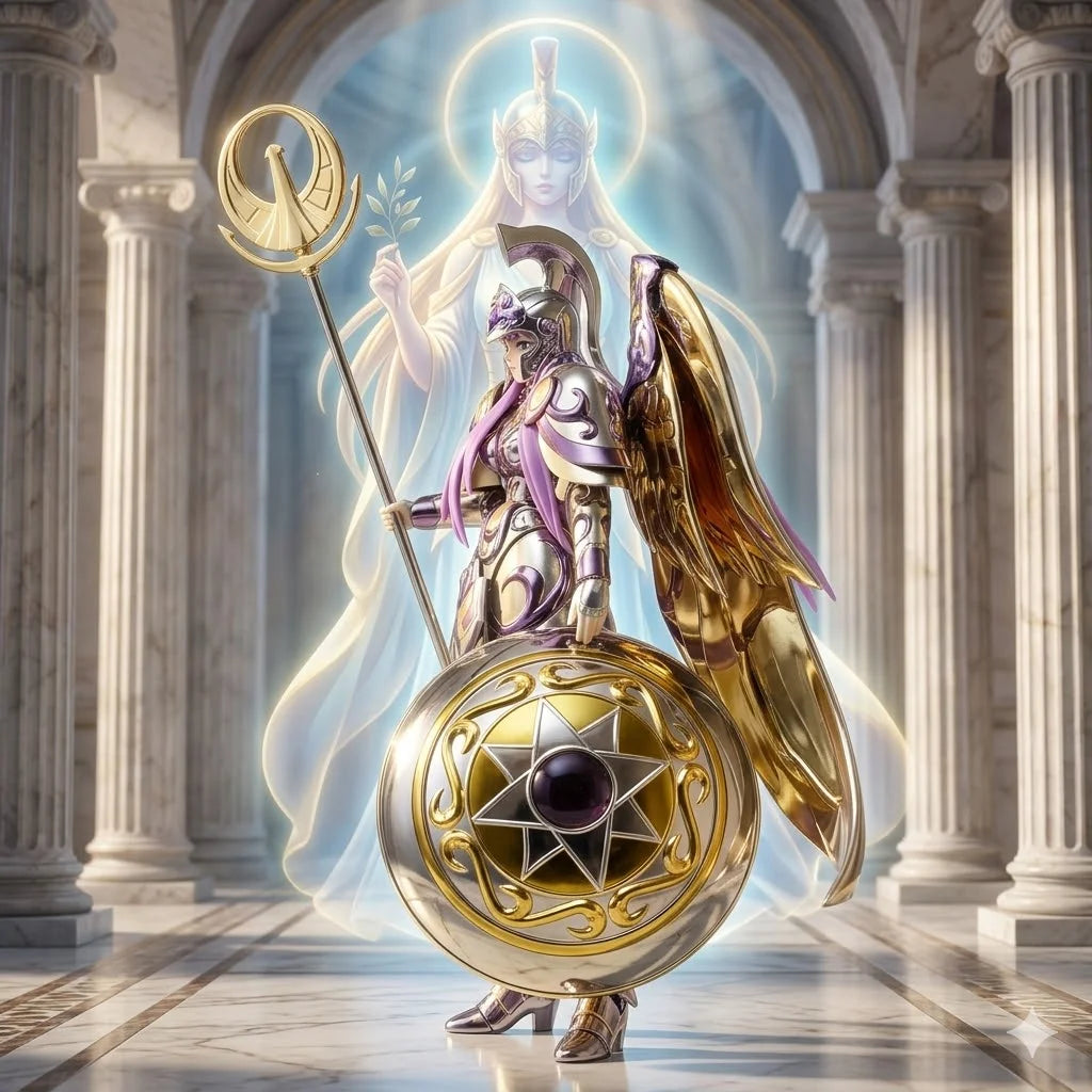 【In Stock】 Saint Seiya MST Athena Saori Kido God Cloth Myth Cloth EX Metal Armor Diecast Action Figure Collection Toy Gift