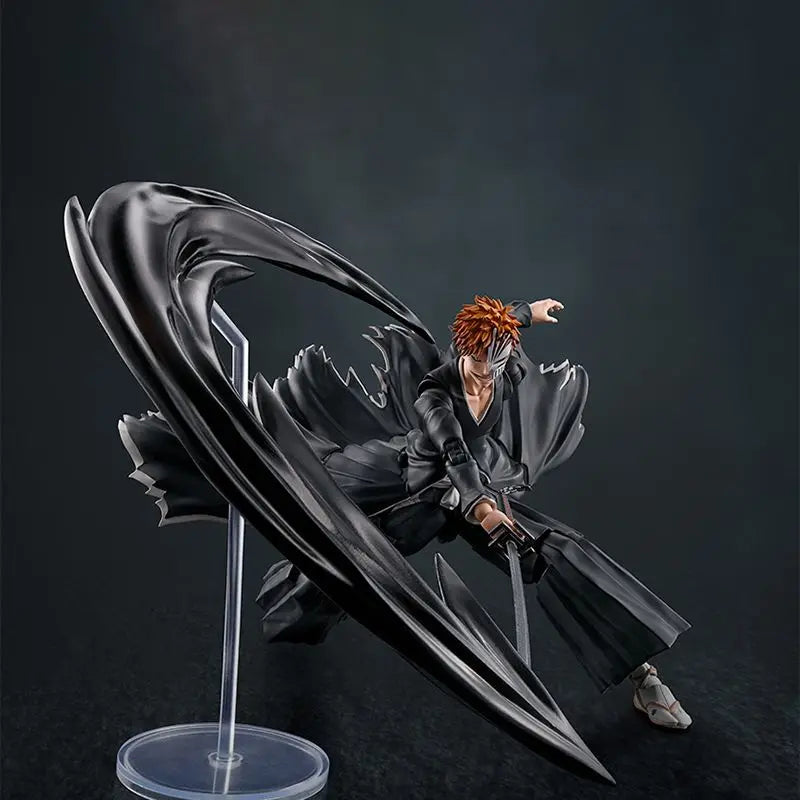 Original BANDAI S.H.Figuarts BLEACH Kurosaki Ichigo GETSUGATENSHO PVC Action Figure Model Genuine Collector Figurine Toy Gift