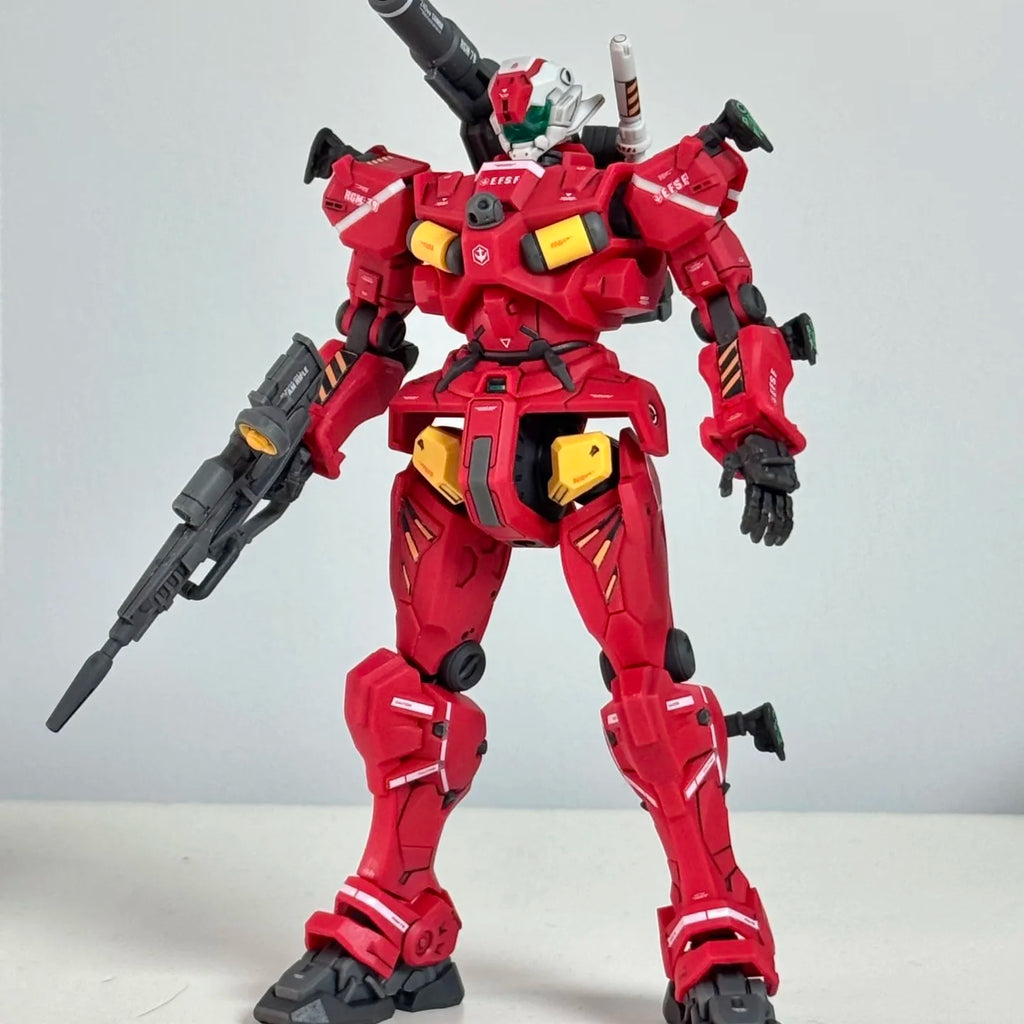 LEBAO Model 1/144 HG RGM-79 Light-Type Guncannon Assembly Model Kits Anime Action Figure Plastic Robot  Model Toys Gifts