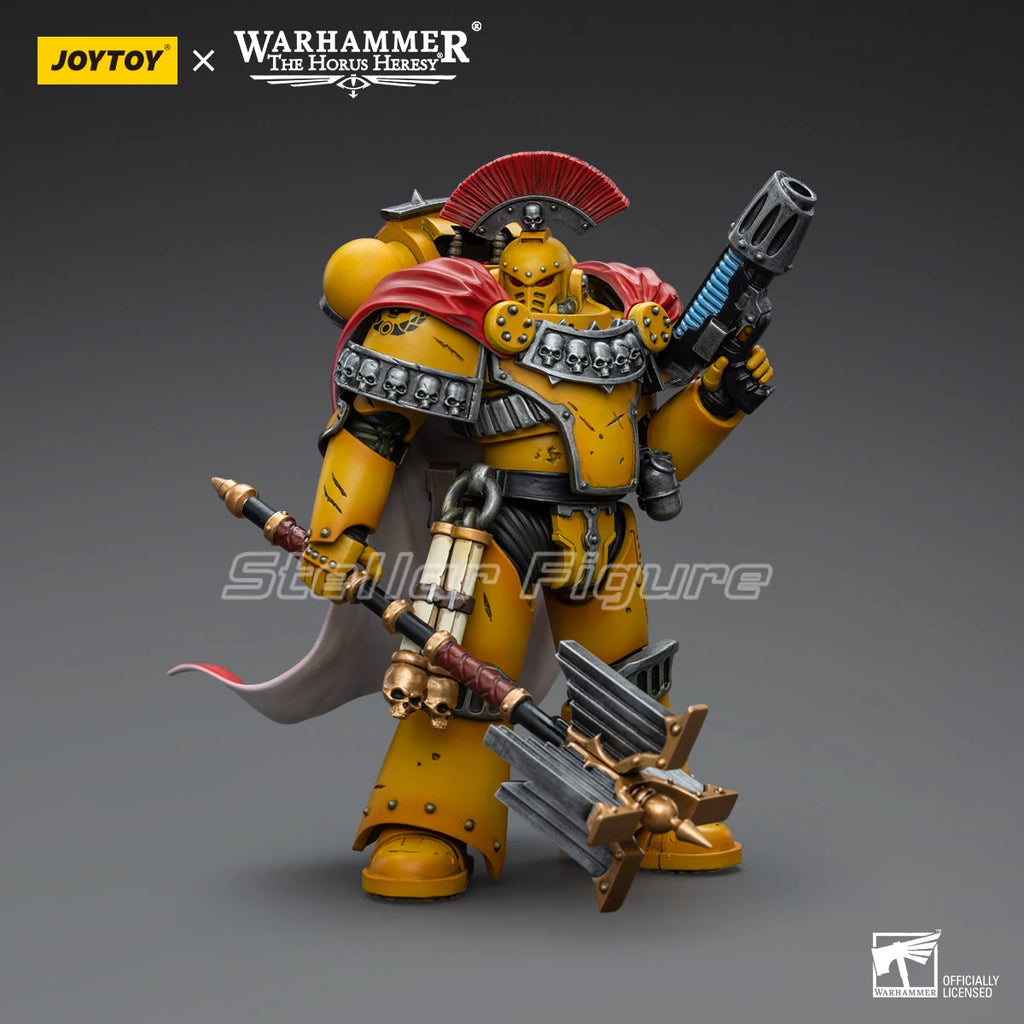 [SF] JOYTOYS 1/18 Action Figure Warhammer 40K Imperial Fists Legion Chaplain Consul  Prime Model Toy Gift