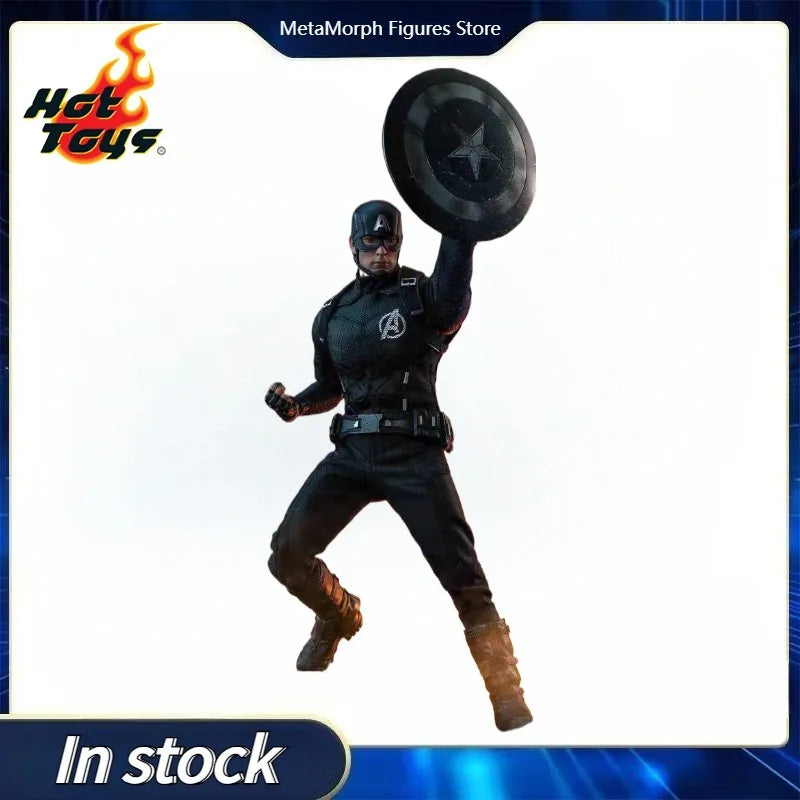 Original Hot Toys Marvel MMS488 Captain America Concept Art Edition Anime Figure Collection Toys Models