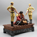 26cm One Piece Anime Figure Gol D Roger Sentenced Platform Action Figurine Pvc Statue Model Decoration Doll Christmas toy Gifts