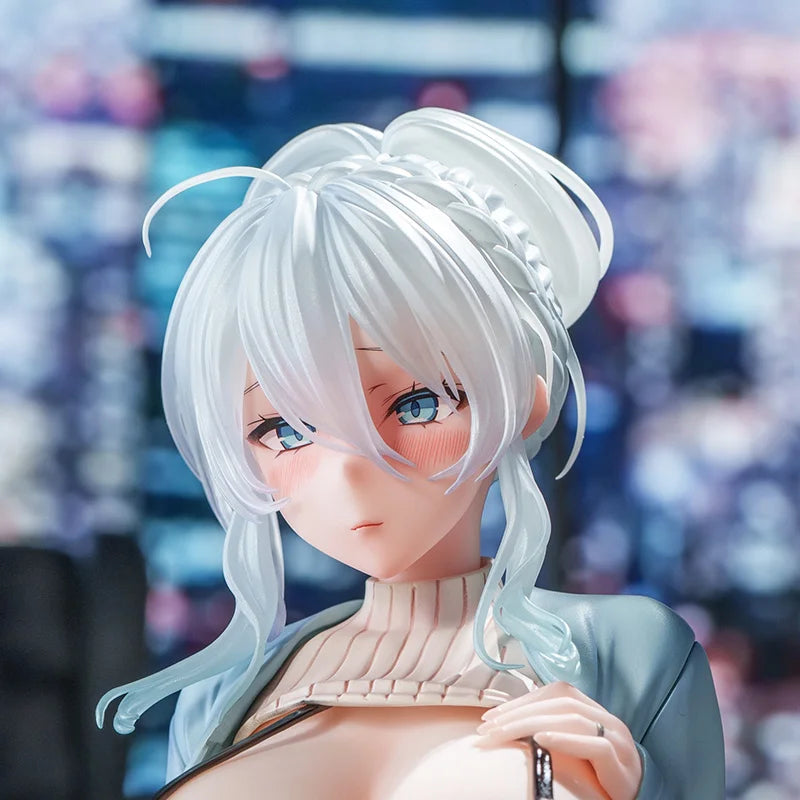 Yukino Anime Figur Mifuyu 14cm Yukino Figuren Sitzhaltung Sexy Mädchen Figurine Pvc Modell Statue Sammlerspielzeug Jungen Geschenke