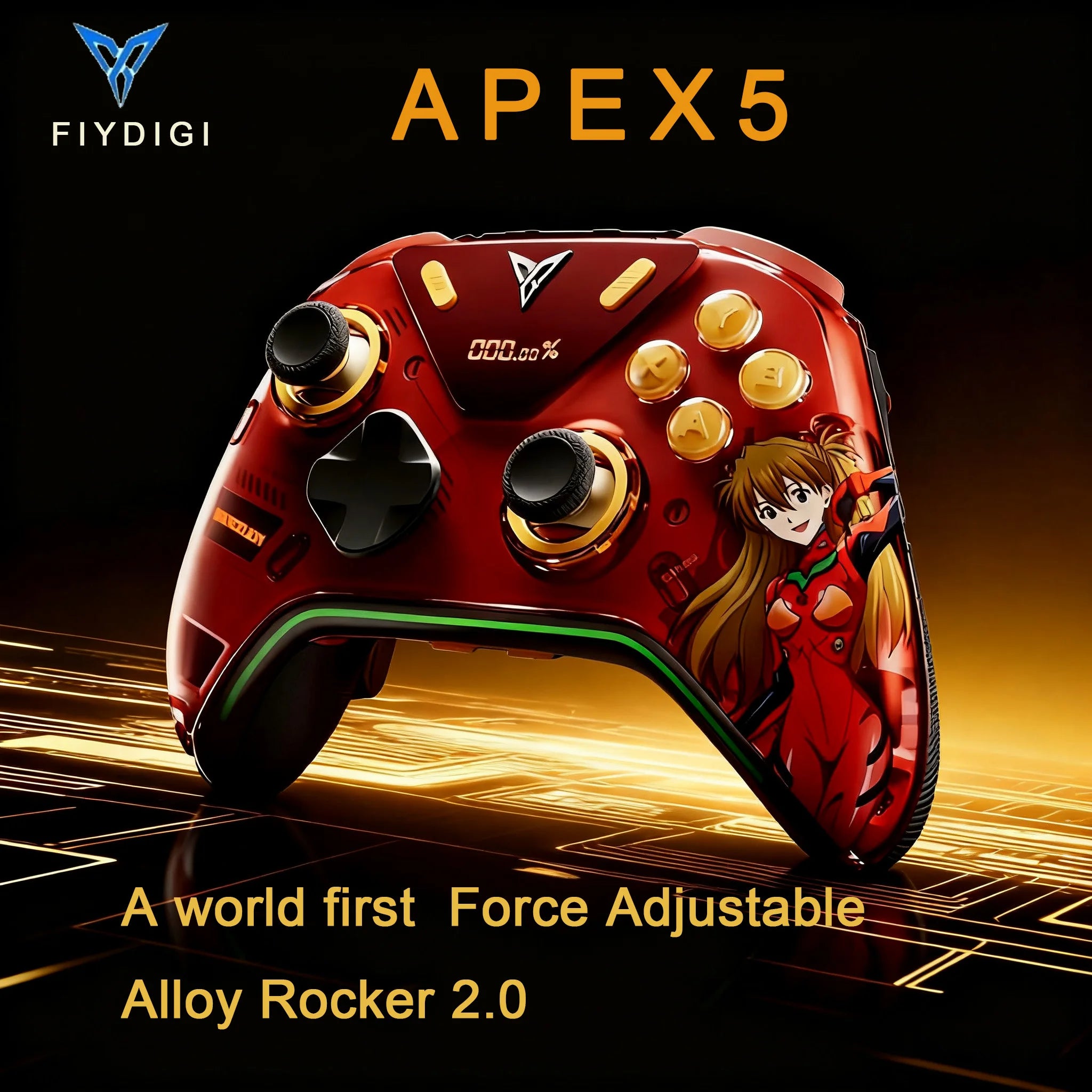 Flydigi  Apex 5 Wireless Controller with Dock for PC, Switch, Mobile, Anime Asuka Edition