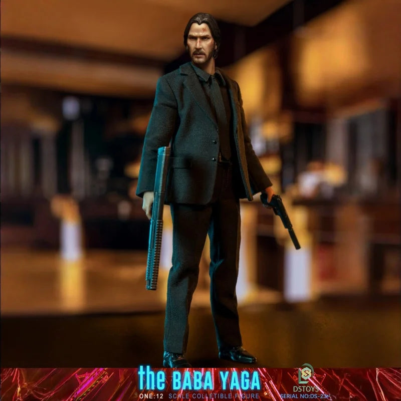 New Arrival Dstoys John Wick Keanu Reeves Action Figure The Baba Yaga Ds 2302 Collection Movable Model Toy Gift Decoration Gift