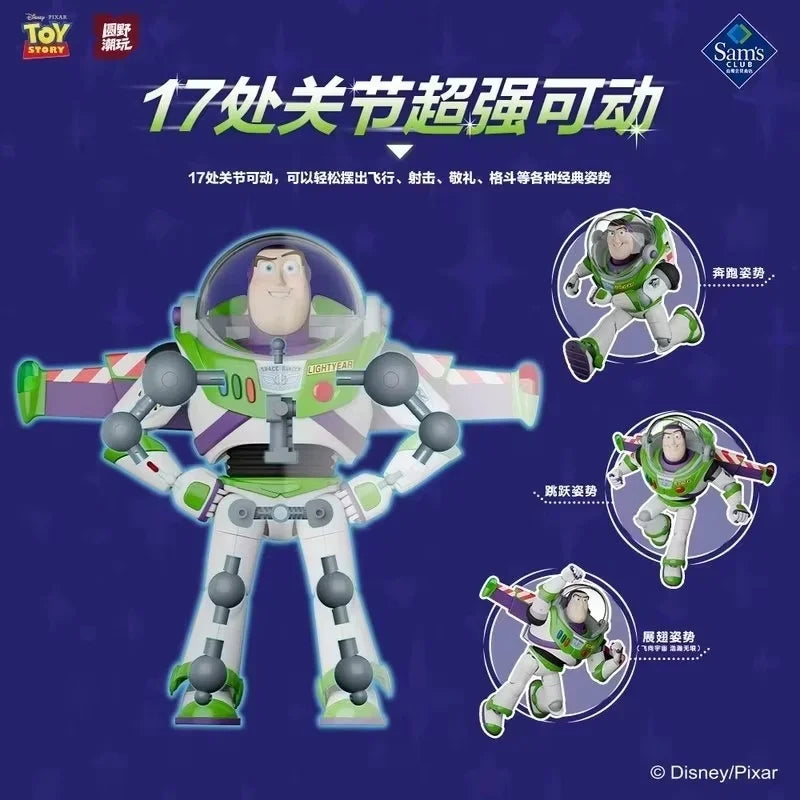 Toy Story Buzz Lightyear Action Figure 17 Joints Movable Collectible Assembled Model Desk Decor For Movie Fans