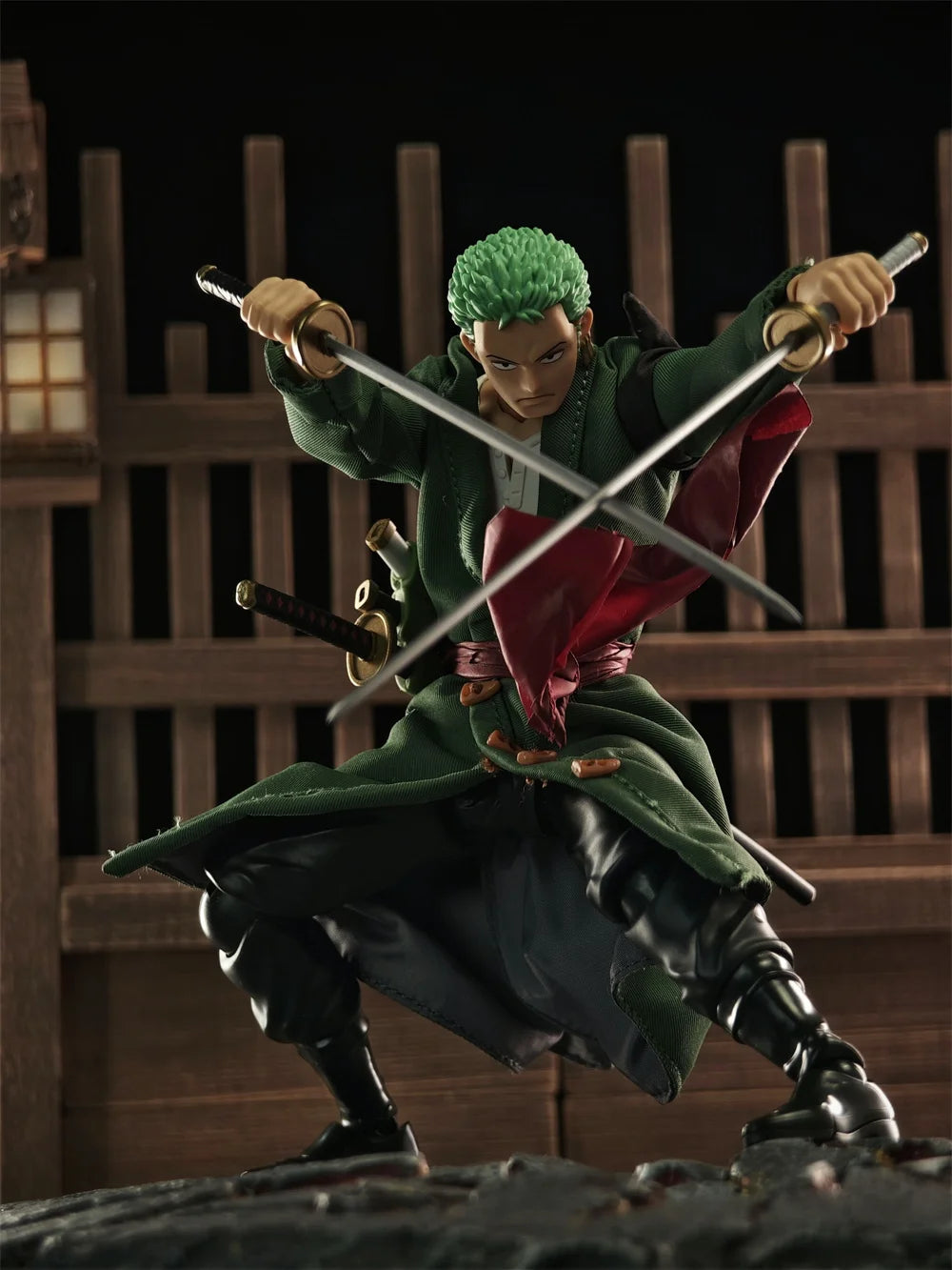 Handmade 1/12 Scale Pirate Hunter Roronoa Zoro Same Classic Style Shirt Clothing Set Accessories For Shf Action Figures