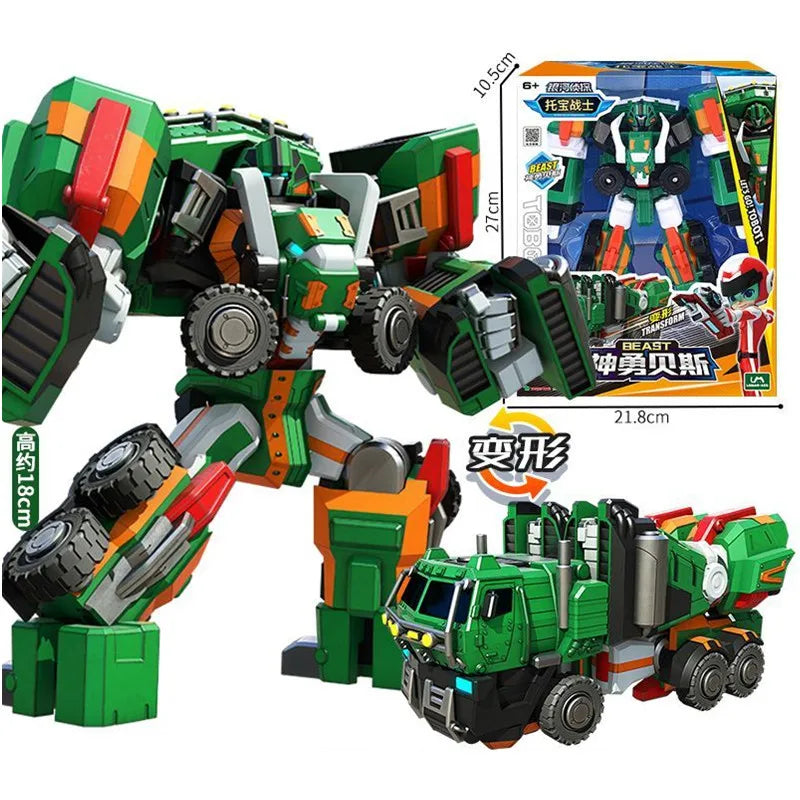 New Korea Tobot Transformation Robot Anime Cartoon Tobot Brothers Deformation Car Action Figure Large Vehicle For Child Gifts