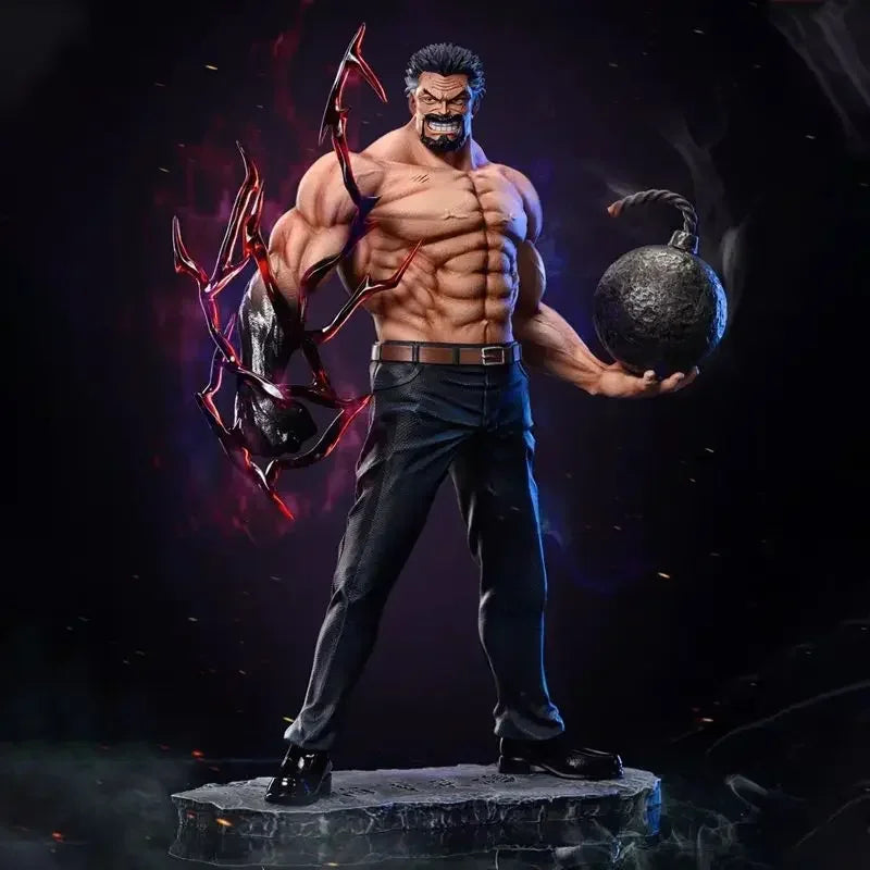 Anime Iron Fist Monkey D Garp Action Figures Cape Heroes One Piece Figures PVC Collection Statue Model Toys Decoration Gifts
