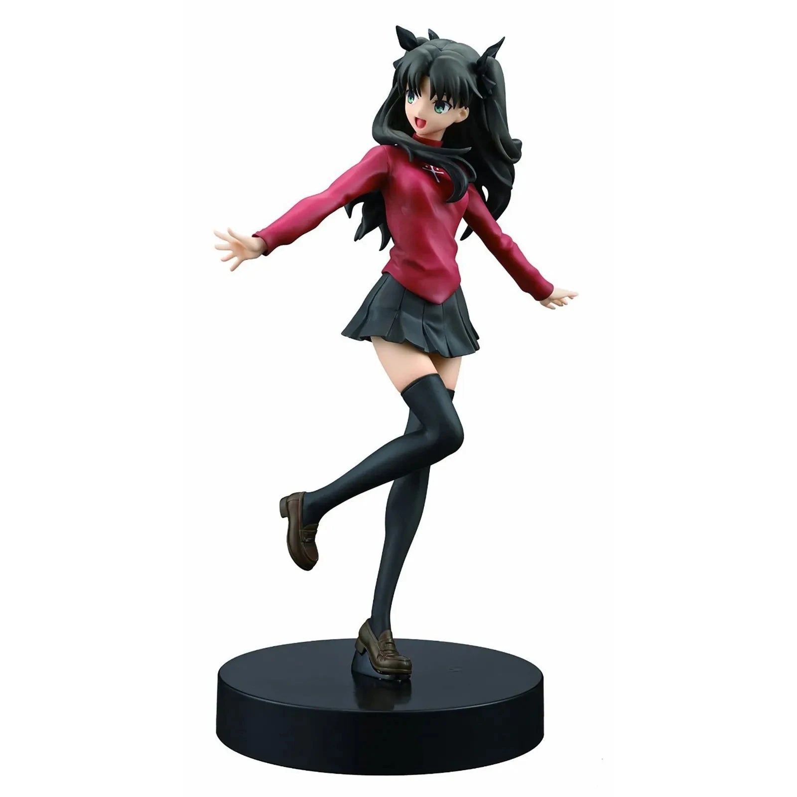 Anime FATE STAY NIGHT Tohsaka Rin FGO Station Modell Spielzeugsammlung 21CM Actionfigur bemalte Figur Rin Puppe PVC Kindergeschenke