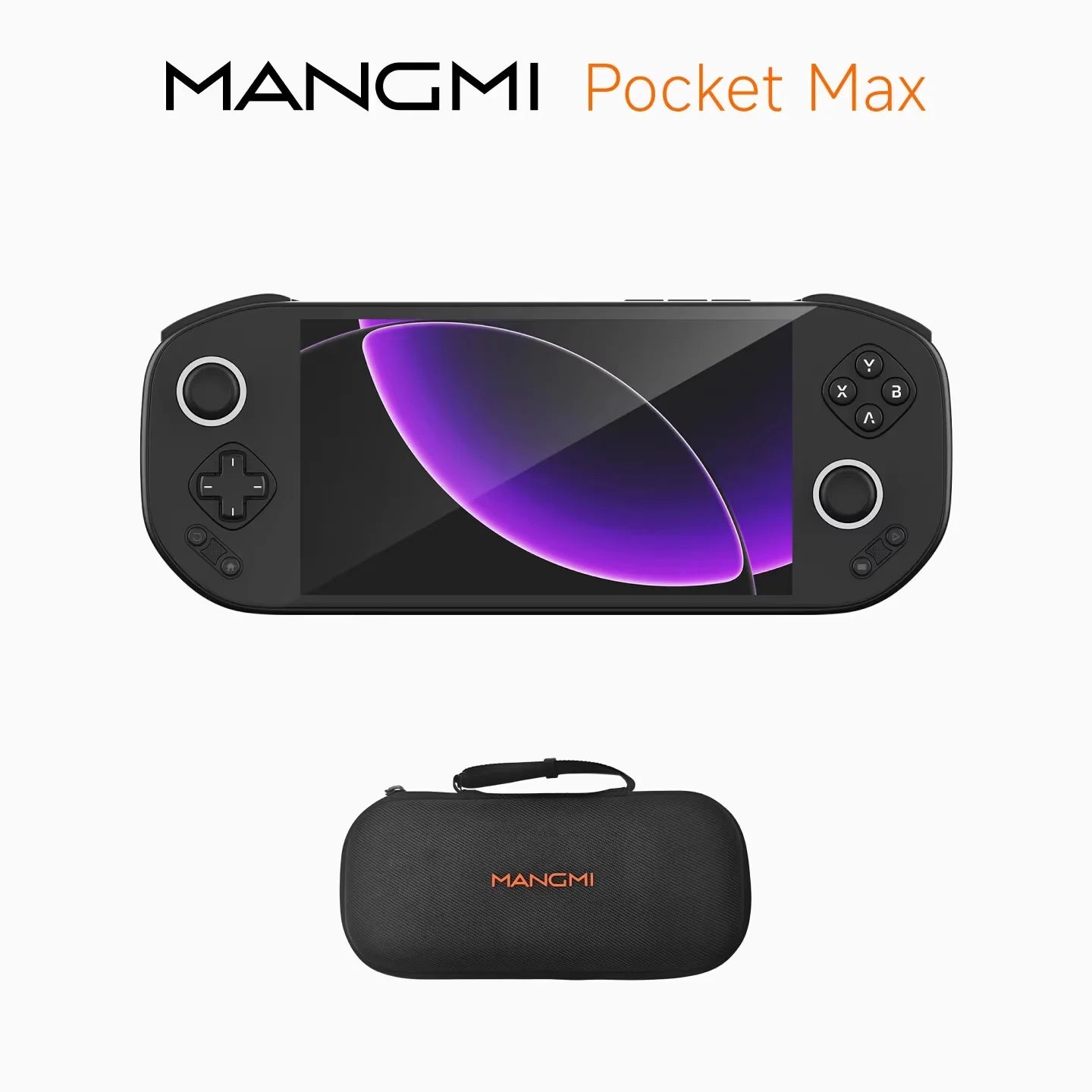 MANGMI Pocket Max Handheld Gaming Console TMR Joysticks Hall Triggers Android 13 8+128GB with 7" 144Hz AMOLED Screen Wifi6+BT5.1