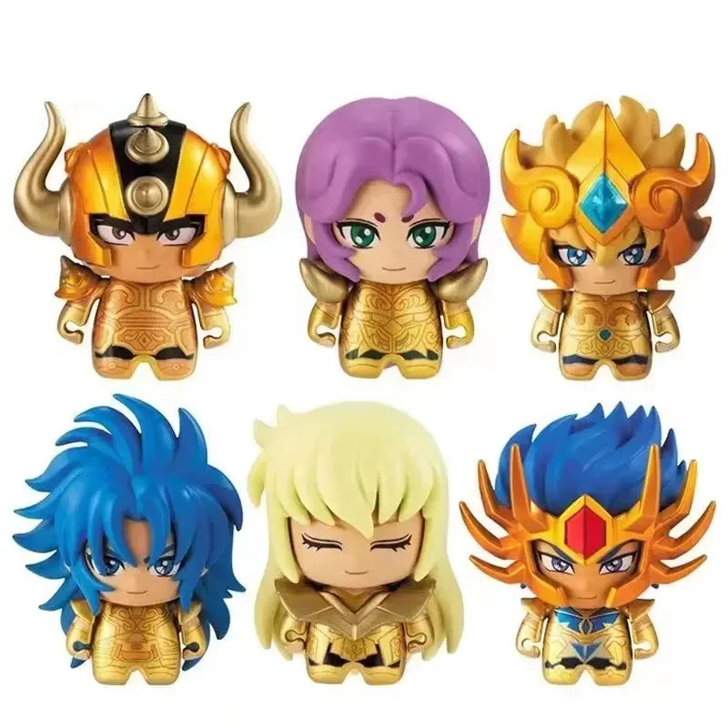 Bandai Genuine Saint Seiya Series Gashapon 1 Series 2 Golden Twelve Saints Anime Figure Collectible Ornaments Toys New in Shelf