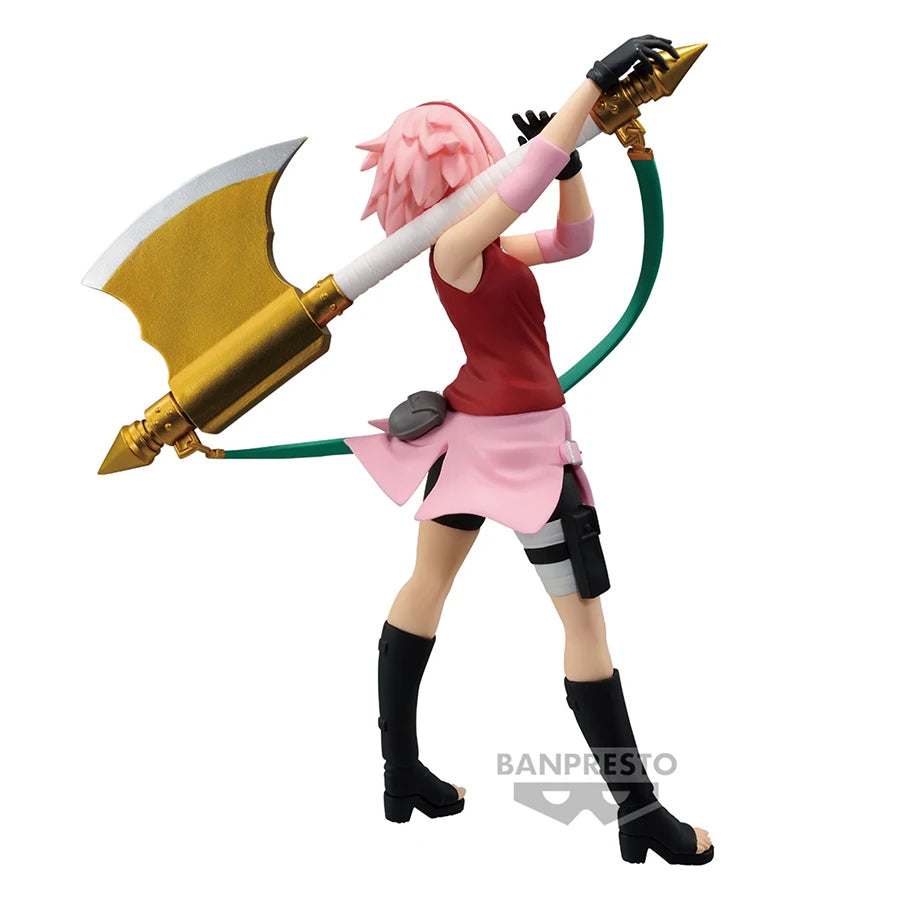 Original Banpresto Anime Naruto Figurines Naruto99 Haruno Sakura PVC Action Figures Brinquedos Collectible Model Figurals Toys