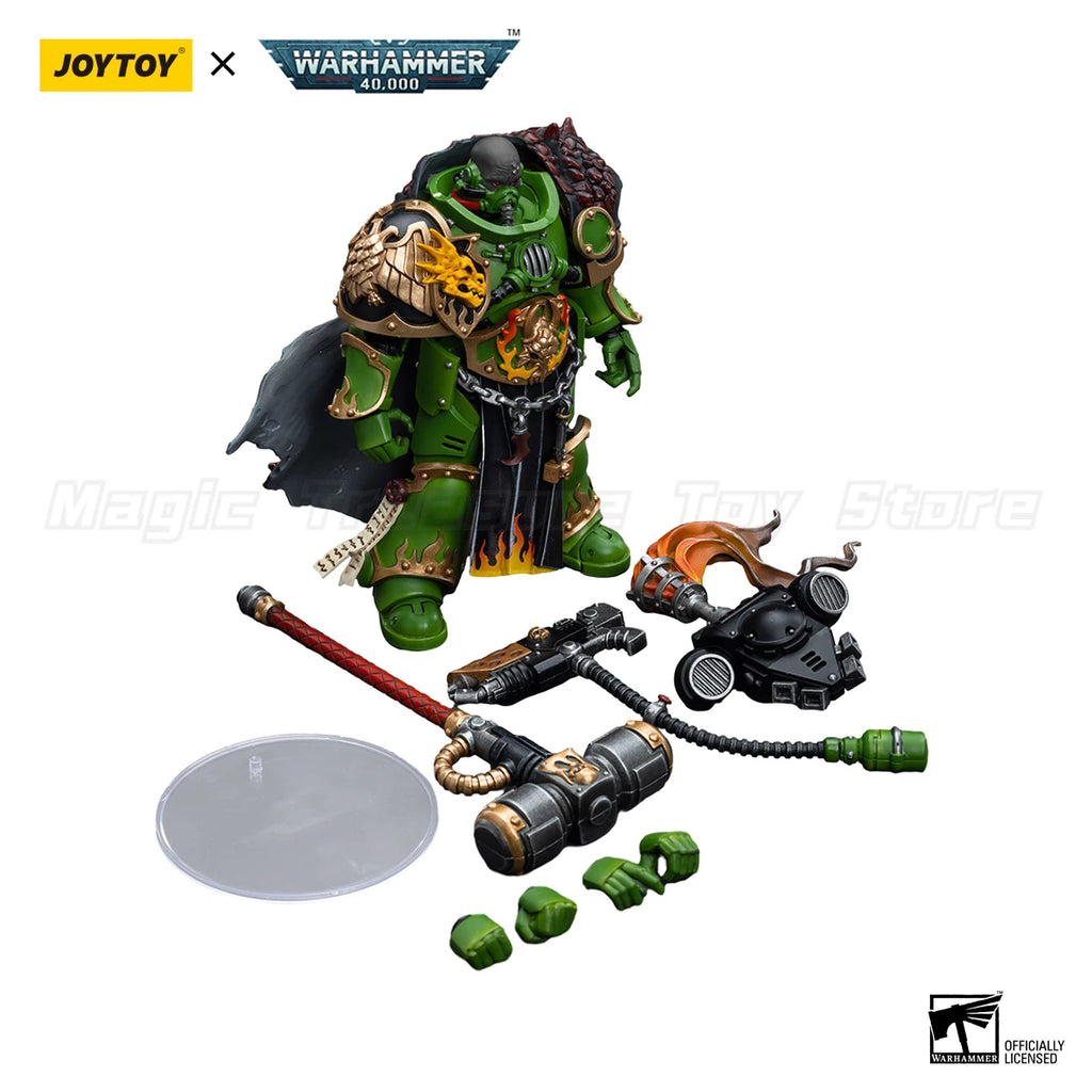 【In Stock】JOYTOY Warhammer 40K Salamanders Captain Adrax Agatone Figure Toys Gifts 1/18 Action Figure