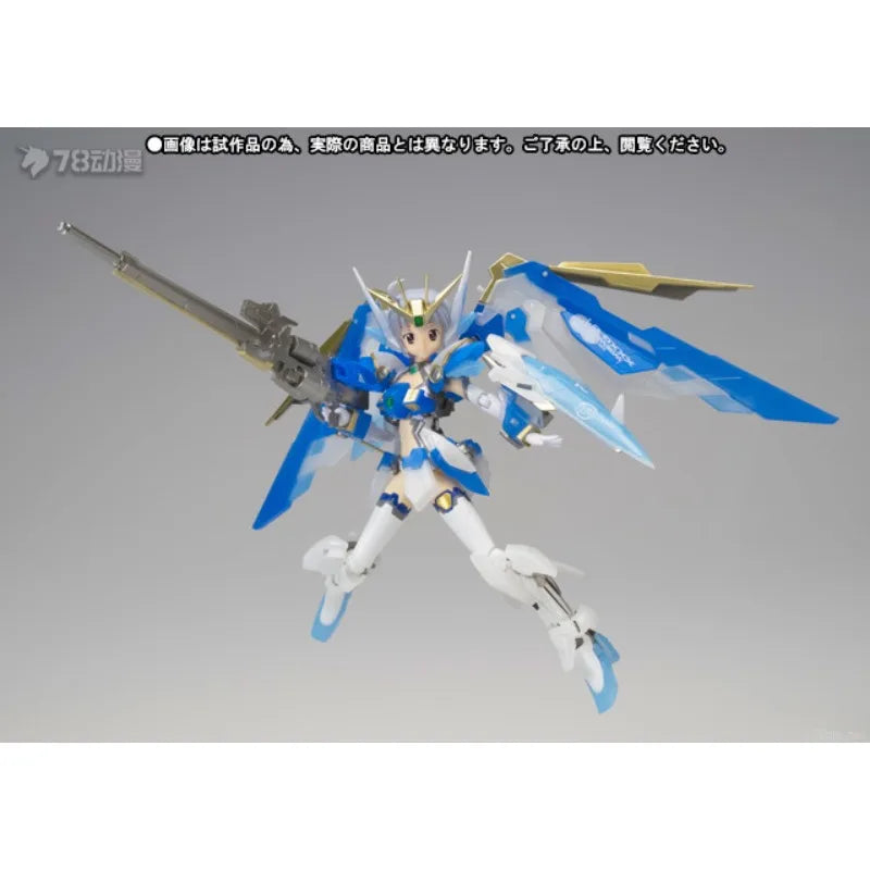 BANDAI Original ARMOR GIRLS PROJECT Finished Product Movable Series Wing Gundam Action Figure Model Toys Model Gifts for Boys