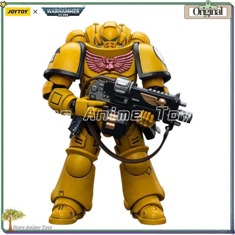 JOYTOY 1/18 Action Figure Warhammer 40000 Lmperial Fists Intercessors Model Toys