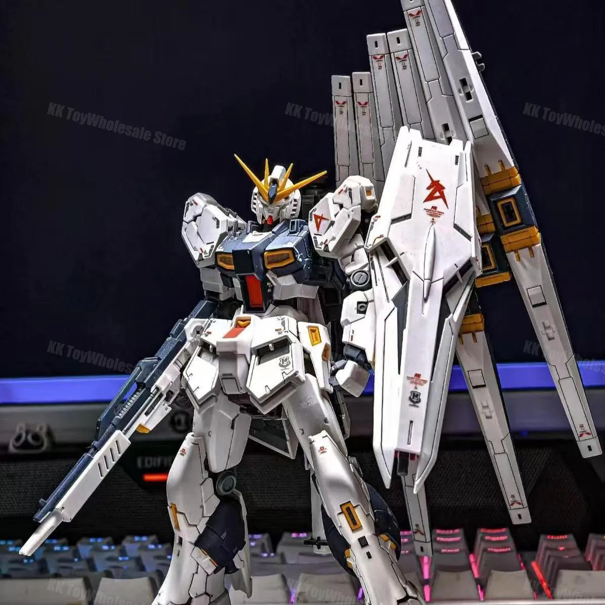 Neu GAOGAO RG 1/144 Rx-93 V Zwei Aev/Pff93ar Montage Modell Kits Kunststoff Skelett Anime Action Figur Roboter Kunststoff Modell Spielzeug