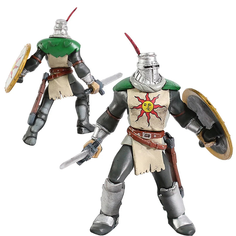 19cm Dark Souls Figure Heroes of Lordran Siegmeyer Black Knight Faraam Artorias PVC Figure Dark Souls Figurine Model Kids Toys