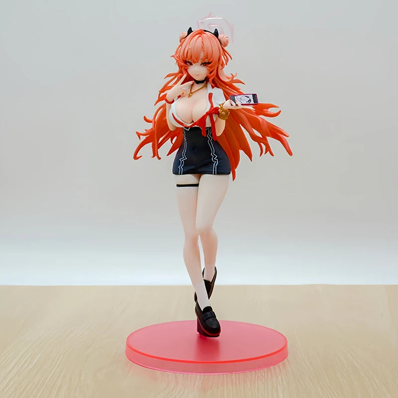 28cm Blue Archive Iochi Mari Anime Figure Yozakura Kirara/Sunaookami Shiroko/Urawa Hanako Action Figure Collectible Model Toys