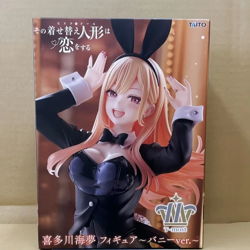 Original Taito T-Most My Dress-Up Darling Anime Peripherals Kitagawa Marin (Bunny Ver.) Anime Action Figures Model Toy Pvc Toys