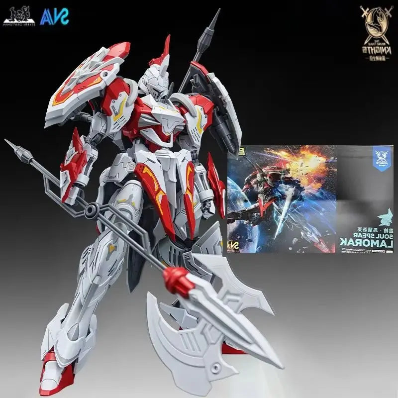SANN Original MODEL KIT Knights of The Round Table Spirit Gun - Lancelot Anime Figure Assembly Model Toys  Model Gifts for Boys